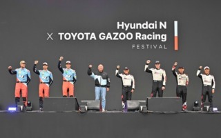 トヨタ×ヒョンデの合同イベントに参加のモリゾウ「新たなドラマが生まれる予感」