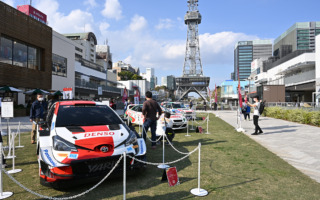 WRCラリージャパンが開幕に先駆けて名古屋駅エリアを「ラリージャパン」装飾でジャック